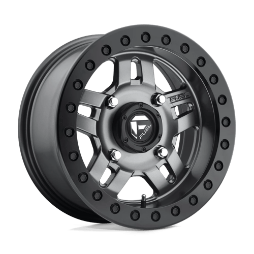 Fuel Offroad D918 ANZA UTV BEADLOCK Matte Gunmetal 14x7 +13 4x137mm 110.1mm