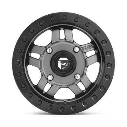 Fuel Offroad D918 ANZA UTV BEADLOCK Matte Gunmetal 15x7 +38 4x137mm 110.1mm