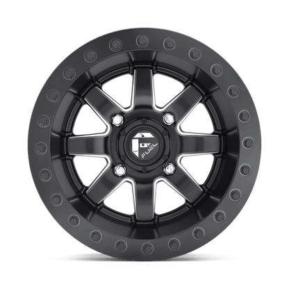 Fuel Offroad D928 MAVERICK UTV BEADLOCK Matte Black 14x8 0 4x156mm 132mm