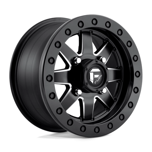 Fuel Offroad D938 MAVERICK UTV BEADLOCK Matte Black Milled 18x7 +38 4x156mm 132mm