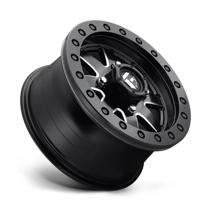 Fuel Offroad D938 MAVERICK UTV BEADLOCK Matte Black Milled 18x7 +38 4x156mm 132mm
