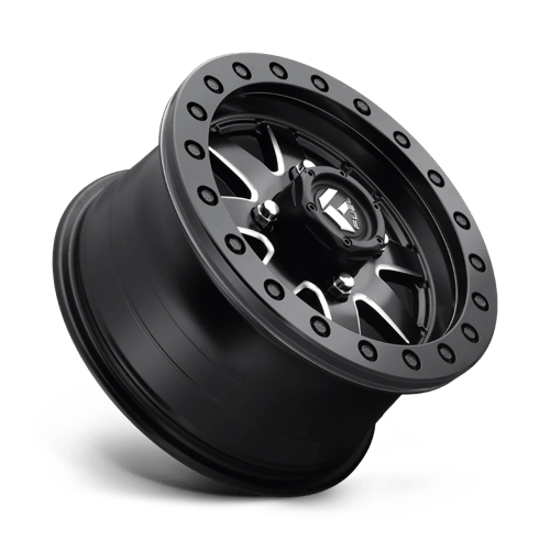 Fuel Offroad D938 MAVERICK UTV BEADLOCK Matte Black Milled 15x7 +13 4x156mm 132mm