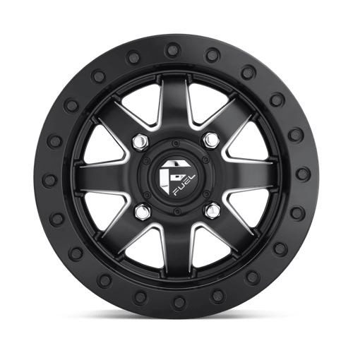 Fuel Offroad D938 MAVERICK UTV BEADLOCK Matte Black Milled 15x7 +38 4x137mm 110.1mm