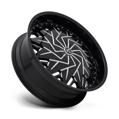 DUB S231 DAZR Gloss Black Milled 26x10 +5 5x114.3mm 72.6mm