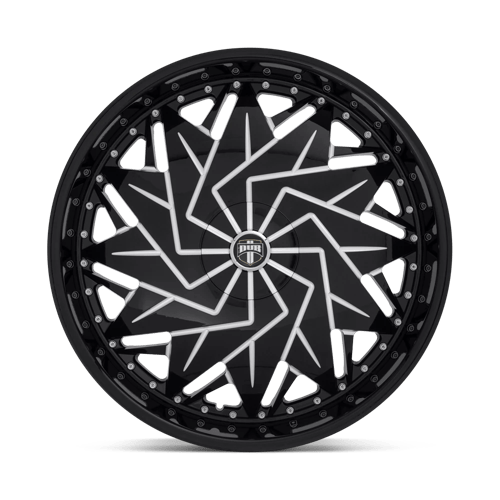 DUB S231 DAZR Gloss Black Milled 26x10 +5 5x114.3mm 72.6mm