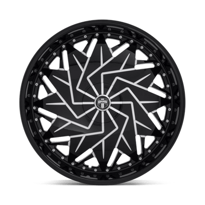 DUB S231 DAZR Gloss Black Milled 26x10 +5 5x114.3mm 72.6mm
