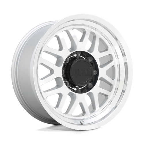 Black Rhino DELTA Gloss Silver W Mirror Face&lip 20x9.5 -18 8x170mm 125.1mm