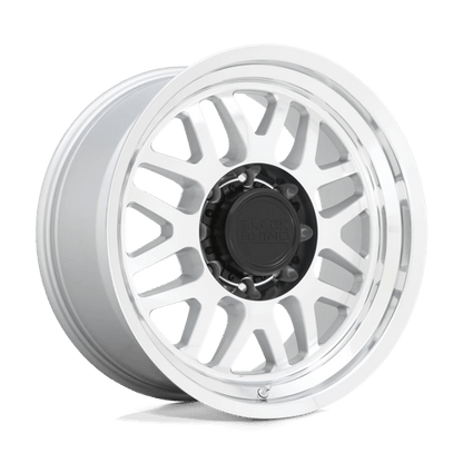 Black Rhino DELTA Gloss Silver W Mirror Face&lip 20x9.5 -18 8x170mm 125.1mm