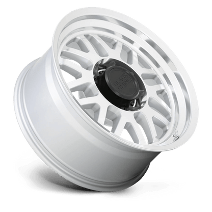 Black Rhino DELTA Gloss Silver W Mirror Face&lip 20x9.5 -18 8x170mm 125.1mm