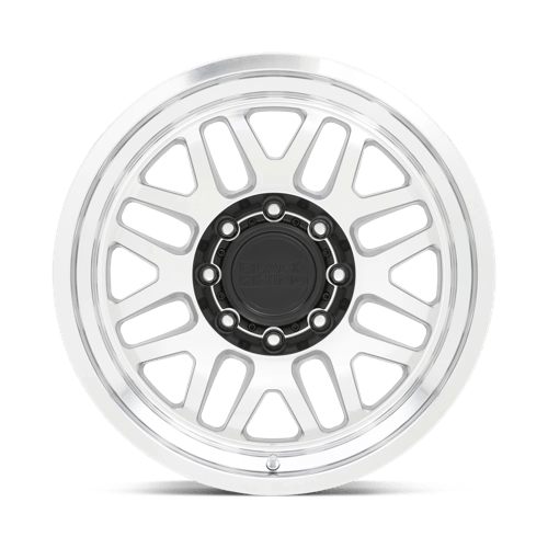 Black Rhino DELTA Gloss Silver W Mirror Face&lip 20x9.5 -18 8x170mm 125.1mm