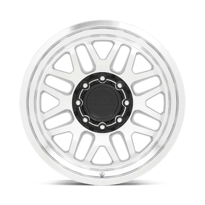 Black Rhino DELTA Gloss Silver W Mirror Face&lip 20x9.5 -18 8x170mm 125.1mm