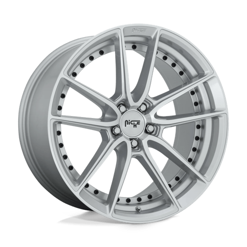 Niche M221 DFS Gloss Silver Machined 20x10.5 +35 5x120mm 72.6mm