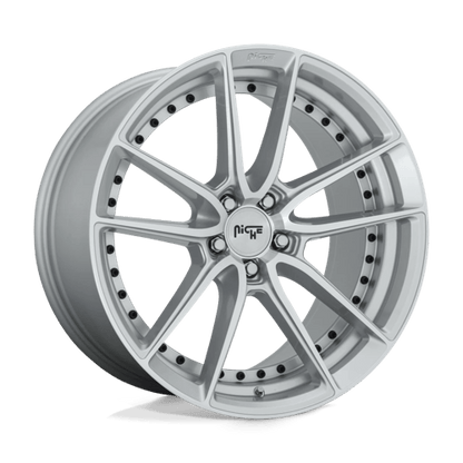 Niche M221 DFS Gloss Silver Machined 19x9.5 +35 5x114.3mm 72.6mm