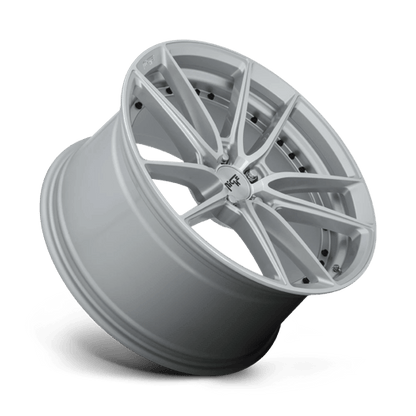 Niche M221 DFS Gloss Silver Machined 22x9 +18 5x115mm 71.5mm