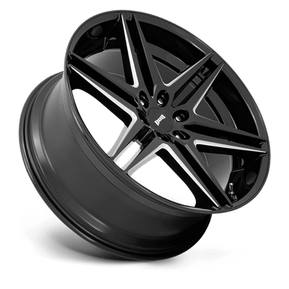 DUB S267 DIRTY DOG Glossy Black Milled 26x10 +30 6x135mm 87.1mm