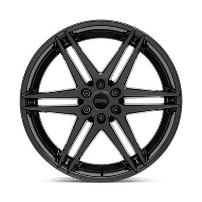 DUB S268 DIRTY DOG All Glossy Black 24x10 +25 6x139.7mm 106.1mm
