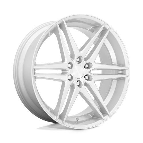 DUB S270 DIRTY DOG Silver W/ Brushed Face 24x10 +25 6x139.7mm 106.1mm