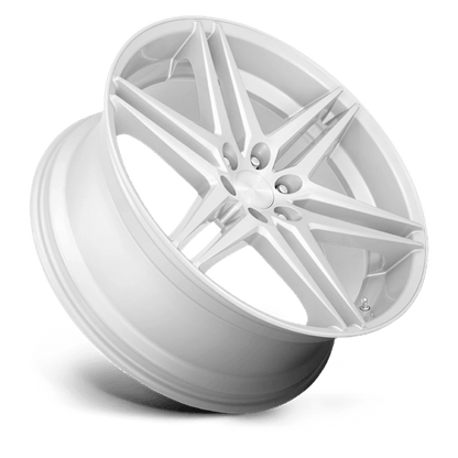 DUB S270 DIRTY DOG Silver W/ Brushed Face 24x10 +25 6x139.7mm 106.1mm