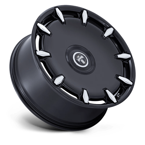DUB DC271 CHEEF Gloss Black Milled 26x10 +15 Custom 72.6mm