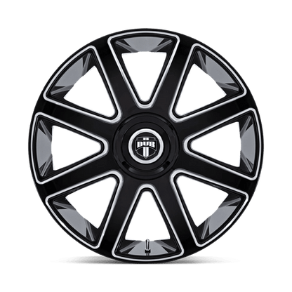 DUB DC273 PULL Gloss Black Milled 24x10 +15 5x115|5x120mm 74.1mm