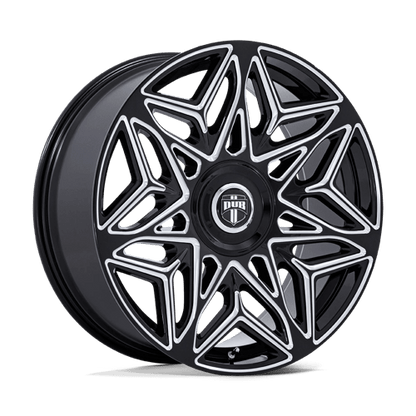 DUB DC274 ANOMALY Gloss Black Milled 24x10 +15 5x115|5x120mm 74.1mm