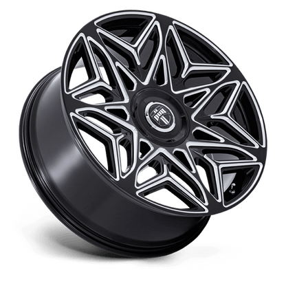 DUB DC274 ANOMALY Gloss Black Milled 24x9 +15 Custom 72.6mm