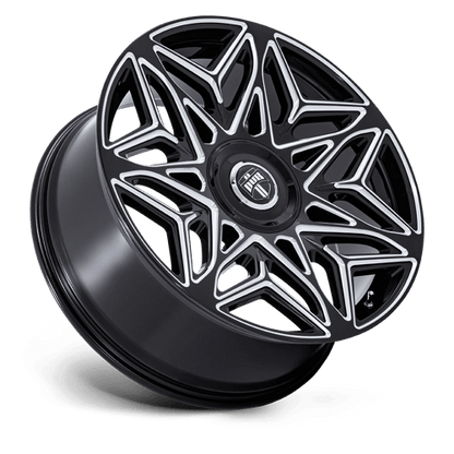 DUB DC274 ANOMALY Gloss Black Milled 22x9 +15 Custom 72.6mm