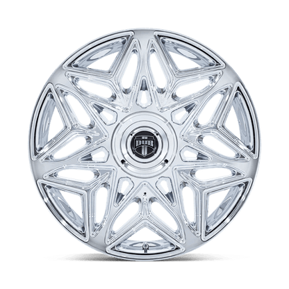 DUB DC274 ANOMALY Chrome 24x10 +15 Custom 72.6mm