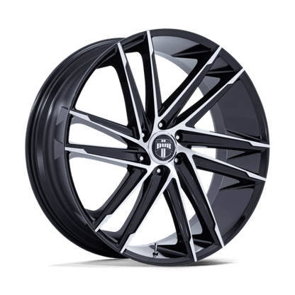 DUB DC275 BLAZE Gloss Black W/ Machined Face 26x10 +25 6x139.7mm 106.1mm