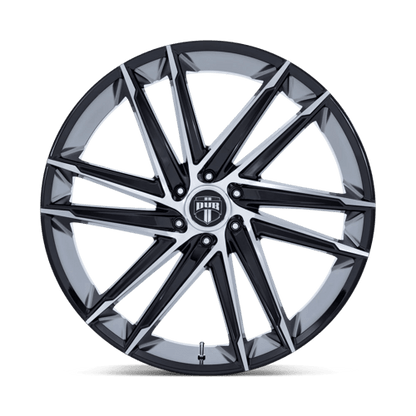 DUB DC275 BLAZE Gloss Black W/ Machined Face 26x10 +30 6x135mm 87.1mm