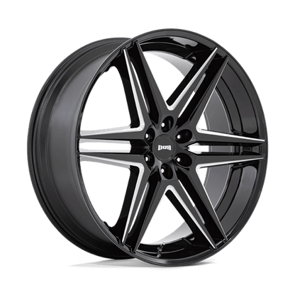DUB S267 DIRTY DOG Glossy Black Milled 26x10 +25 6x139.7mm 106.1mm