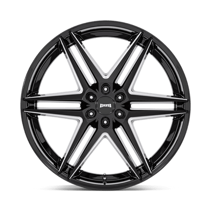 DUB S267 DIRTY DOG Glossy Black Milled 26x10 +25 6x139.7mm 106.1mm