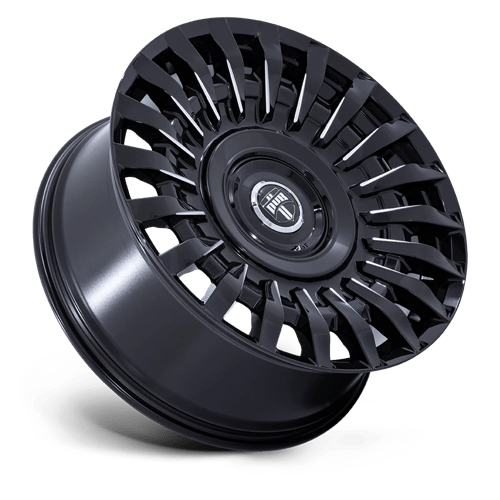 DUB DC272 HONCHO Gloss Black Milled 22x9 +15 Custom 72.6mm