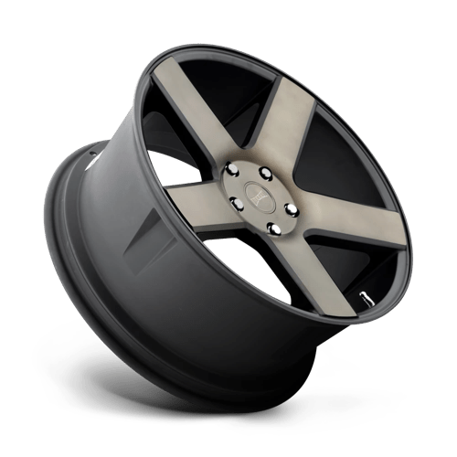 DUB S116 BALLER Matte Black Double Dark Tint 22x9.5 +13 5x115mm 71.5mm