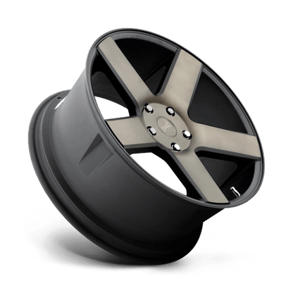 DUB S116 BALLER Matte Black Double Dark Tint 24x9 +15 5x115mm 71.5mm