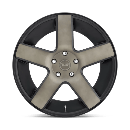 DUB S116 BALLER Matte Black Double Dark Tint 22x9.5 +13 5x115mm 71.5mm