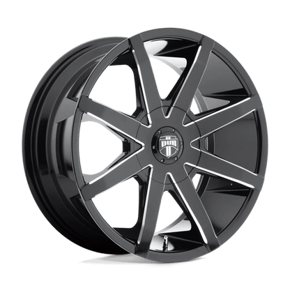 DUB S109 PUSH Gloss Black Milled 20x8.5 +10 Custom 72.6mm