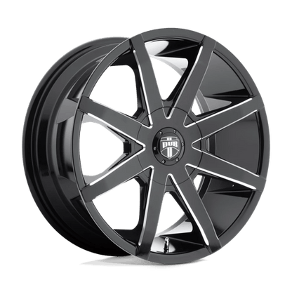 DUB S109 PUSH Gloss Black Milled 20x8.5 +35 5x108|5x114.3mm 72.6mm
