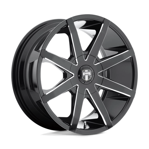 DUB S109 PUSH Gloss Black Milled 22x9.5 +35 6x115mm 72.6mm