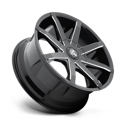 DUB S109 PUSH Gloss Black Milled 22x9.5 +30 6x135|6x139.7mm 87.1mm