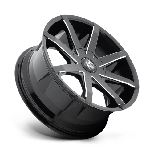 DUB S109 PUSH Gloss Black Milled 20x8.5 +35 5x108|5x114.3mm 72.6mm