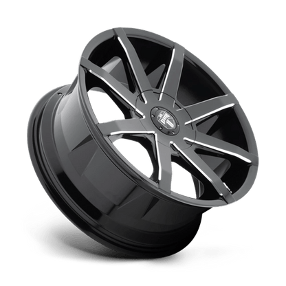 DUB S109 PUSH Gloss Black Milled 22x9.5 +32 5x114.3|5x120mm 72.6mm