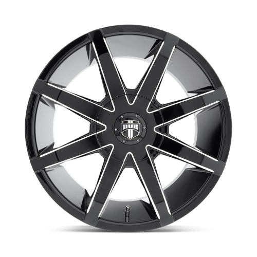 DUB S109 PUSH Gloss Black Milled 20x8.5 +35 5x108|5x114.3mm 72.6mm