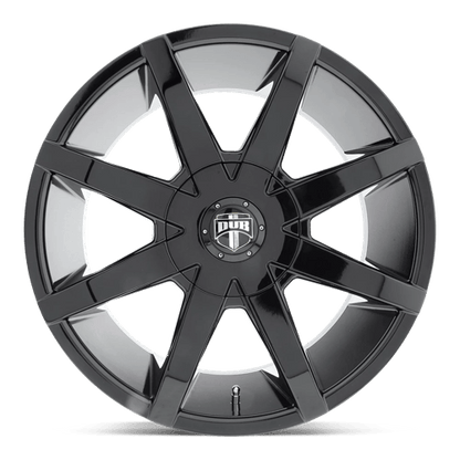 DUB S110 PUSH Gloss Black 20x8.5 +45 5x108|5x114.3mm 72.6mm