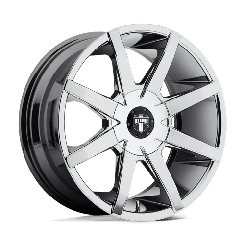 DUB S111 PUSH Chrome 24x9.5 +25 6x135|6x139.7mm 87.1mm