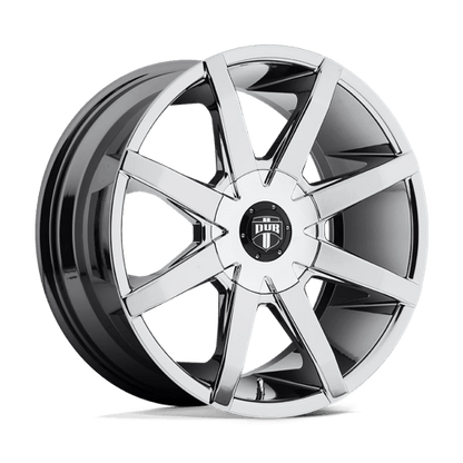 DUB S111 PUSH Chrome 24x9.5 +25 6x135|6x139.7mm 87.1mm