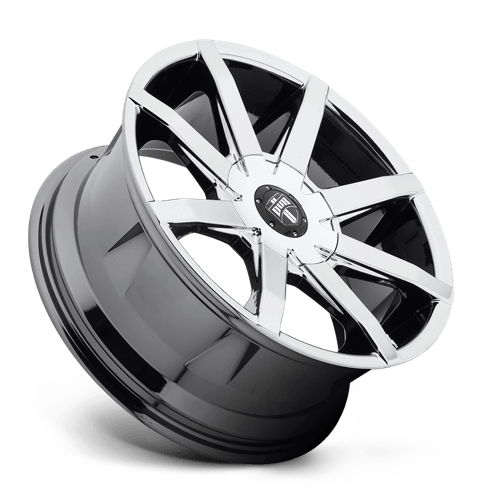 DUB S111 PUSH Chrome 24x9.5 +25 6x135|6x139.7mm 87.1mm