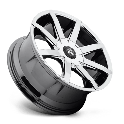 DUB S111 PUSH Chrome 24x9.5 +25 6x135|6x139.7mm 87.1mm