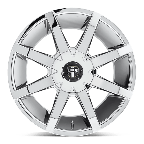 DUB S111 PUSH Chrome 24x9.5 +25 6x135|6x139.7mm 87.1mm