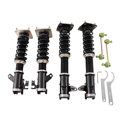 BC Racing BR Series coilovers on white background